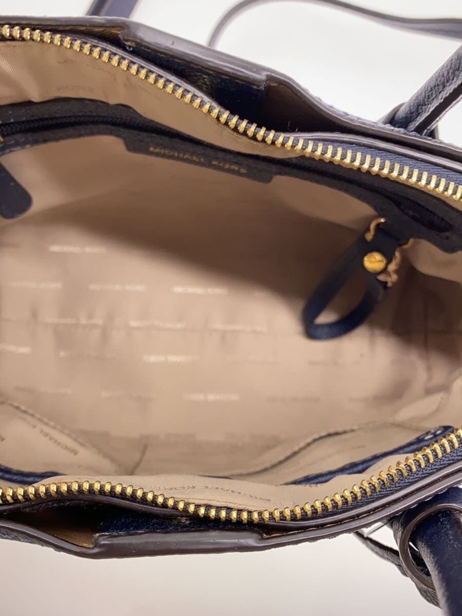 MICHAEL KORS2-Way Handbag Shoulder Bag Leather Navy Solid 30S7GZ5S2L 6