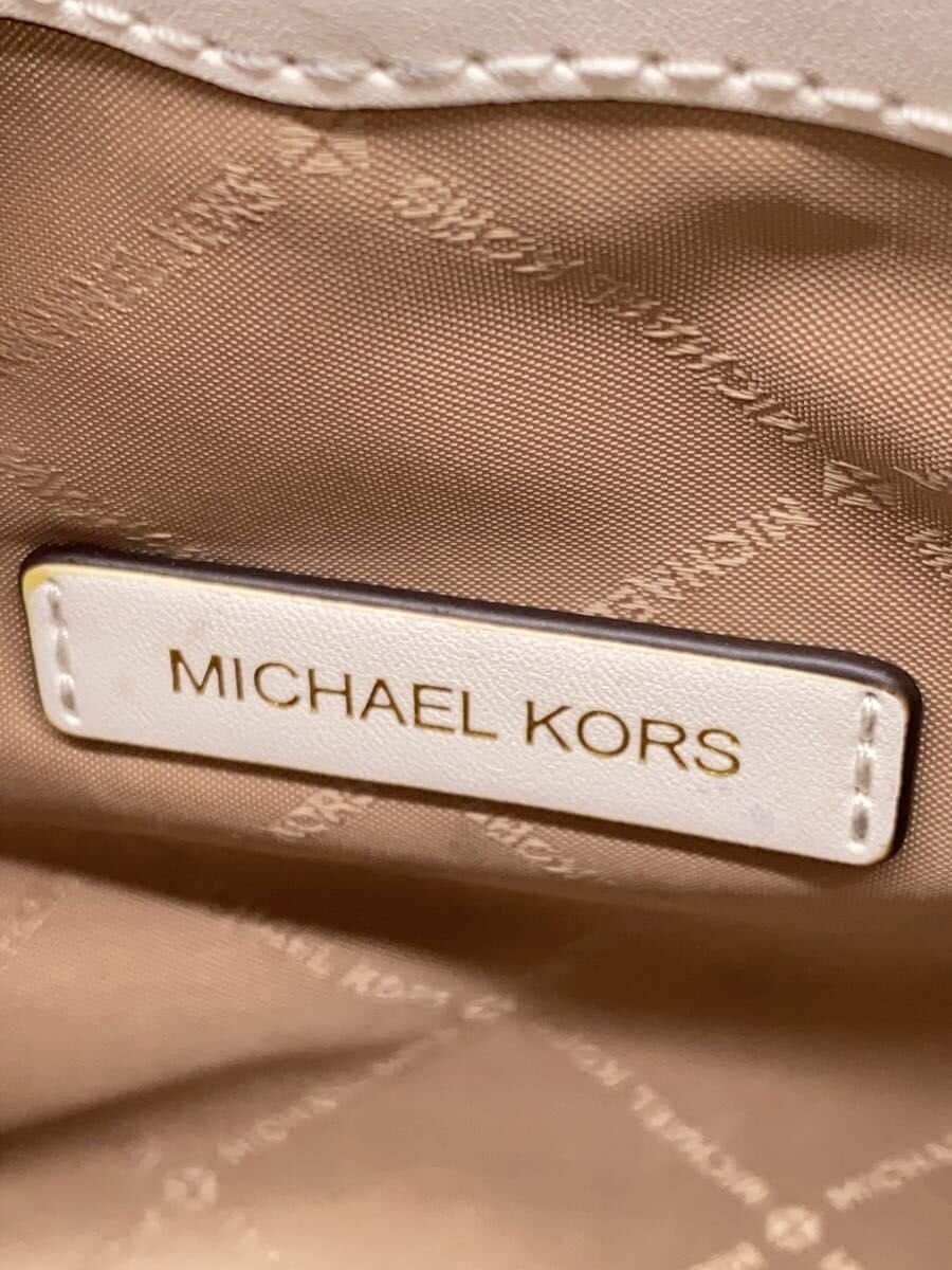 MICHAEL KORSEMILIA SM SATCHEL 2-Way Shoulder Bag Leather White Solid 35F0GU5S5T 5