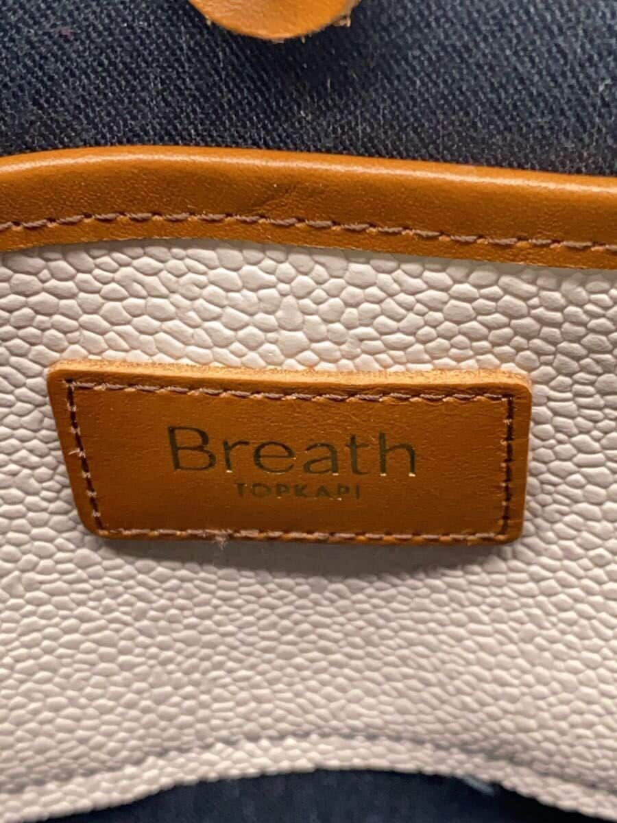 Breath TOPKAPI2-Way Mini Tote Bag Tote Bag Leather Beige Solid 5