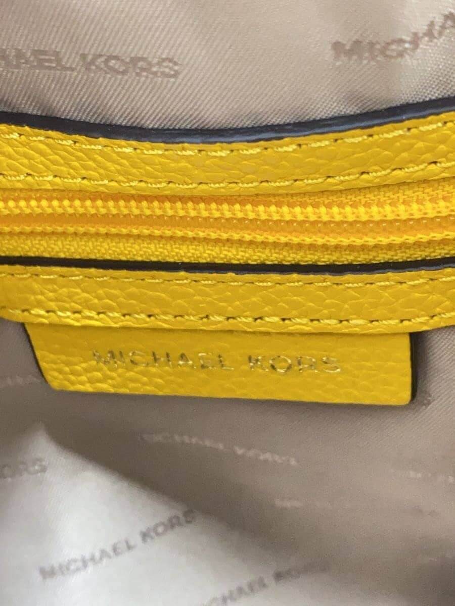 MICHAEL KORS Shoulder Bag Leather YLW 30S7GZ5S2L 5