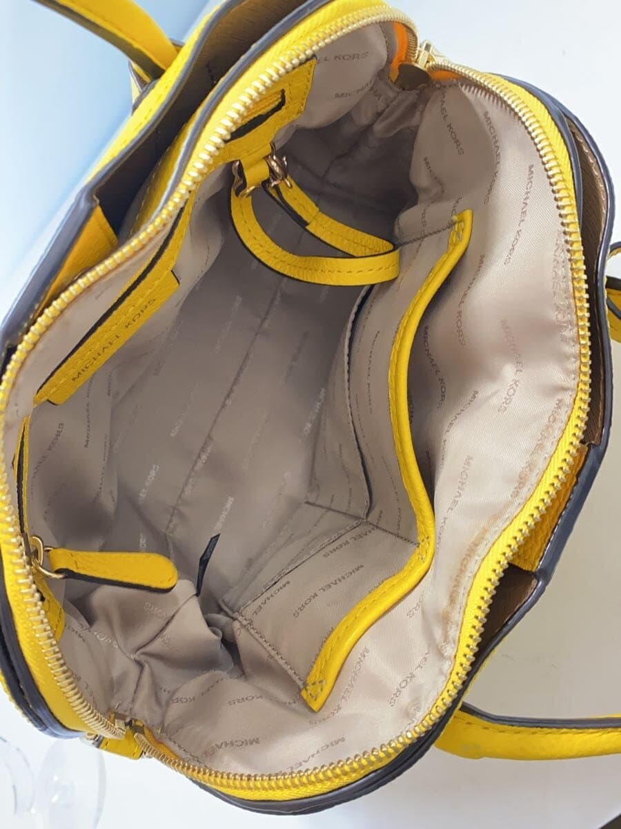 MICHAEL KORS Shoulder Bag Leather YLW 30S7GZ5S2L 6