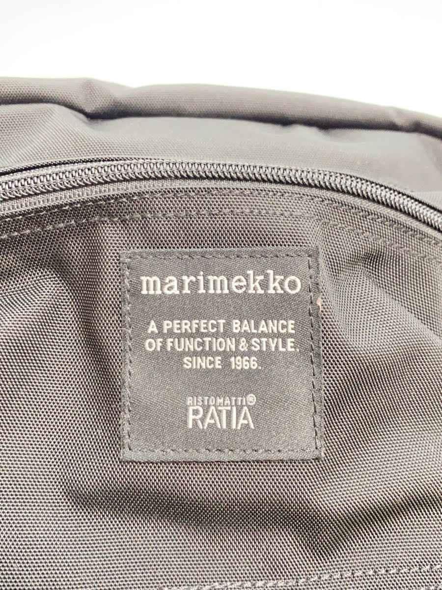 marimekko Shoulder Bag Polyester BLK Solid my things 5