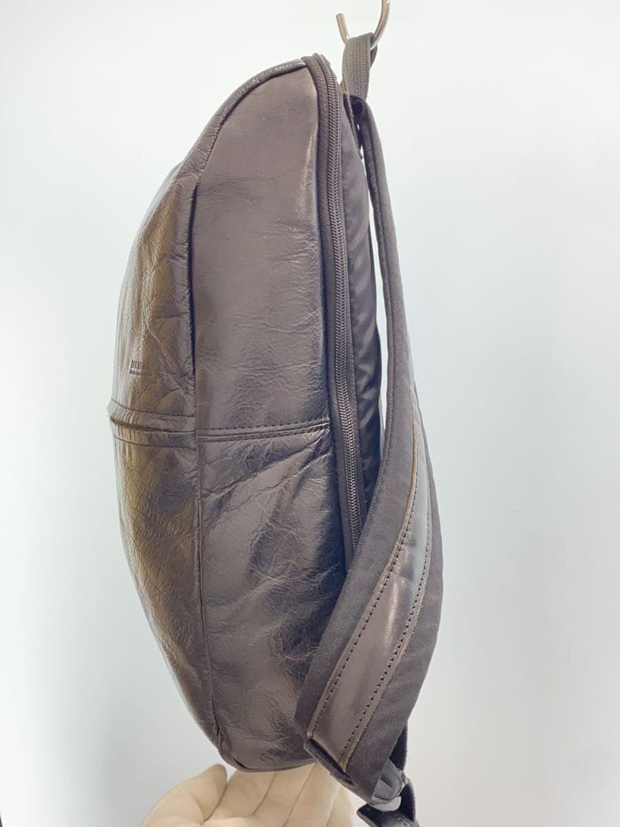 DOUBLES Backpack Leather BLK Solid 2