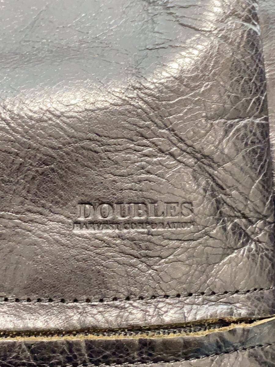 DOUBLES Backpack Leather BLK Solid 5