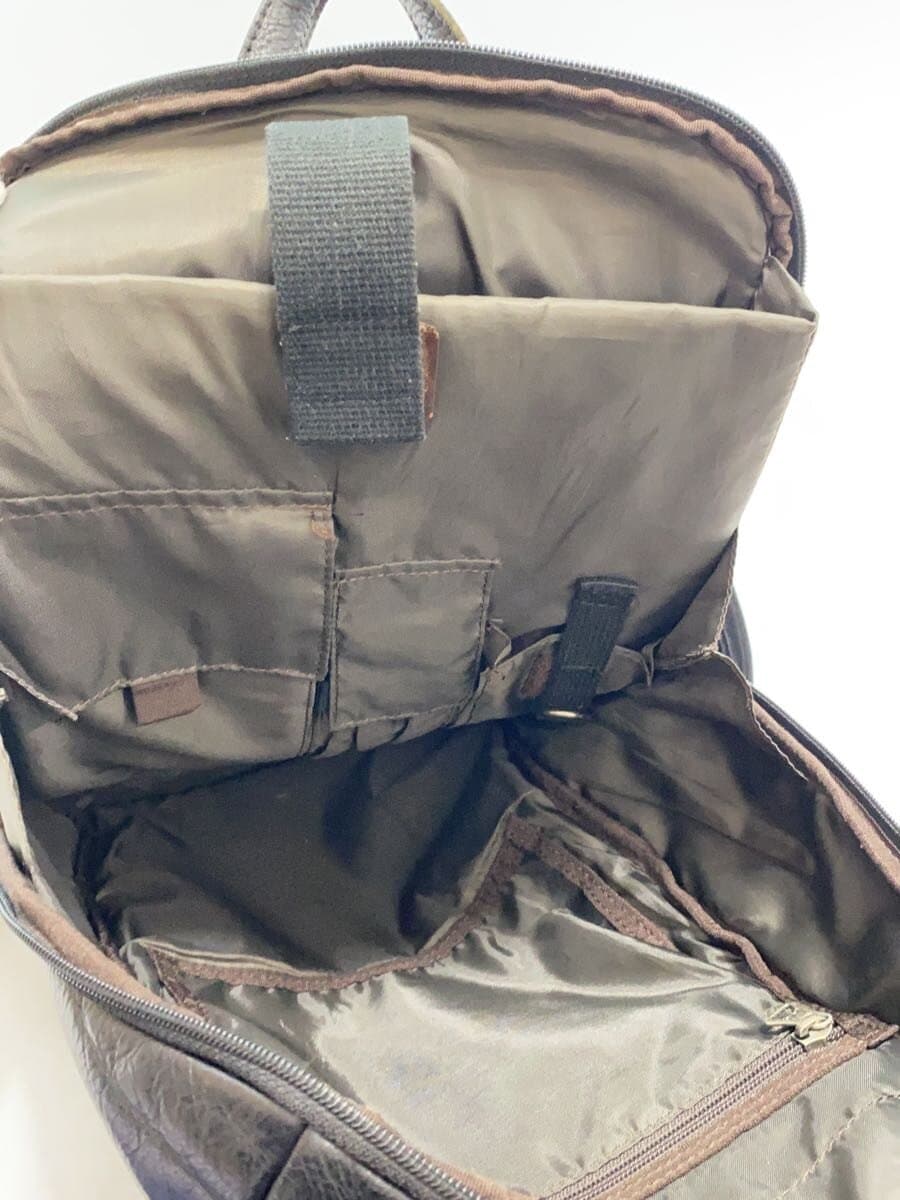 DOUBLES Backpack Leather BLK Solid 6