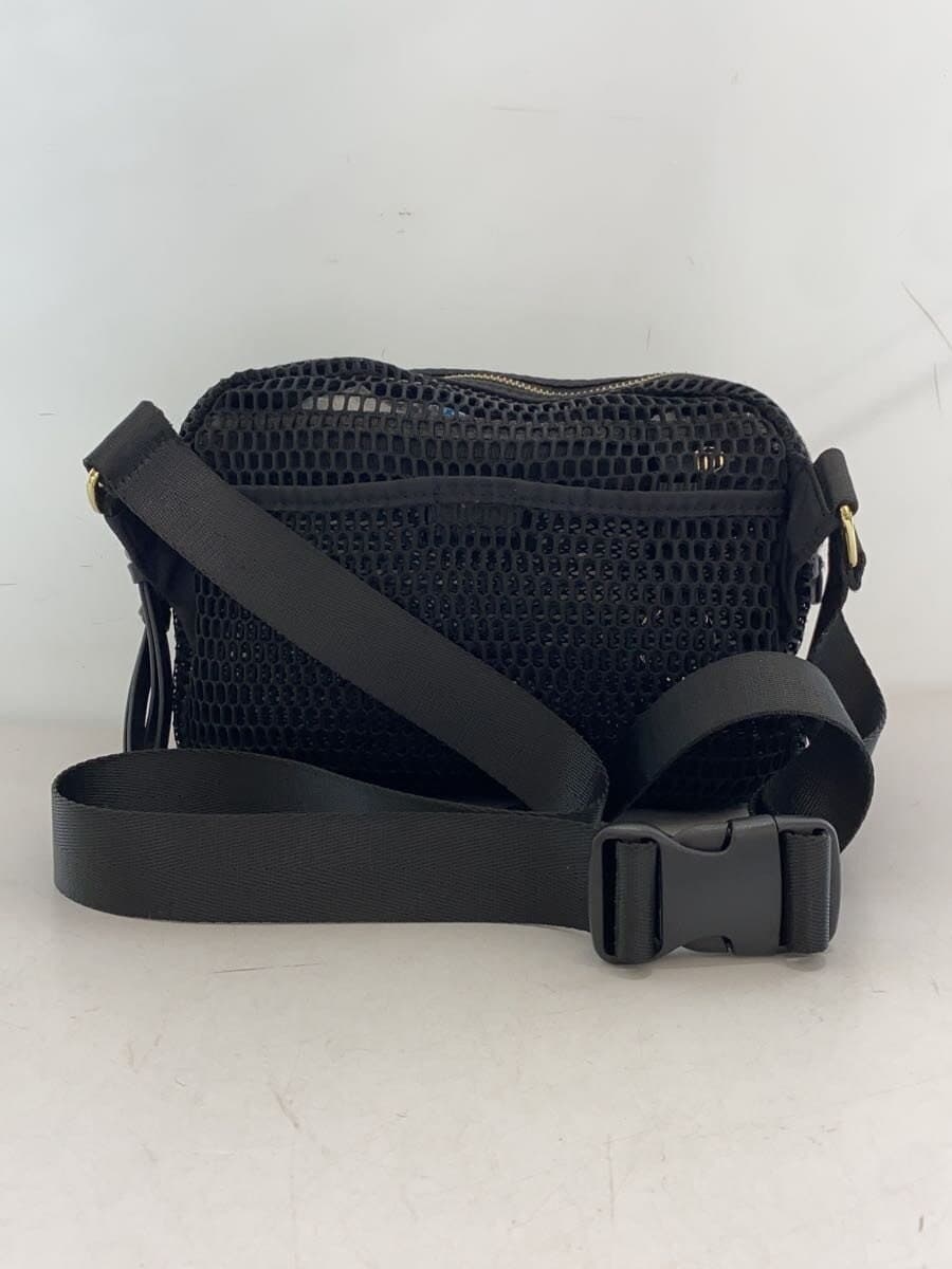 nouer Mesh Bag Crossbody Waist Bag Black Solid 3