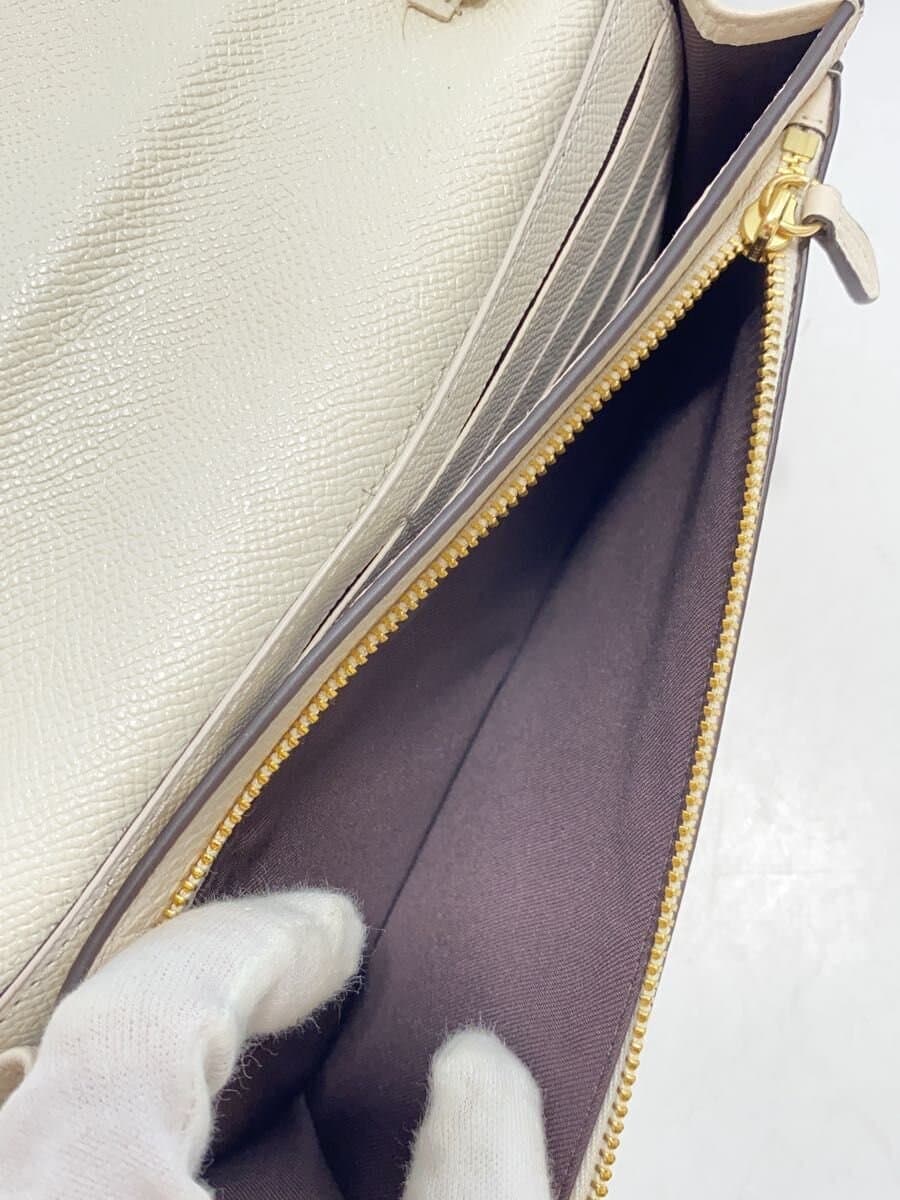 COACH2-Way Shoulder Wallet Shoulder Bag Leather White F30256 7