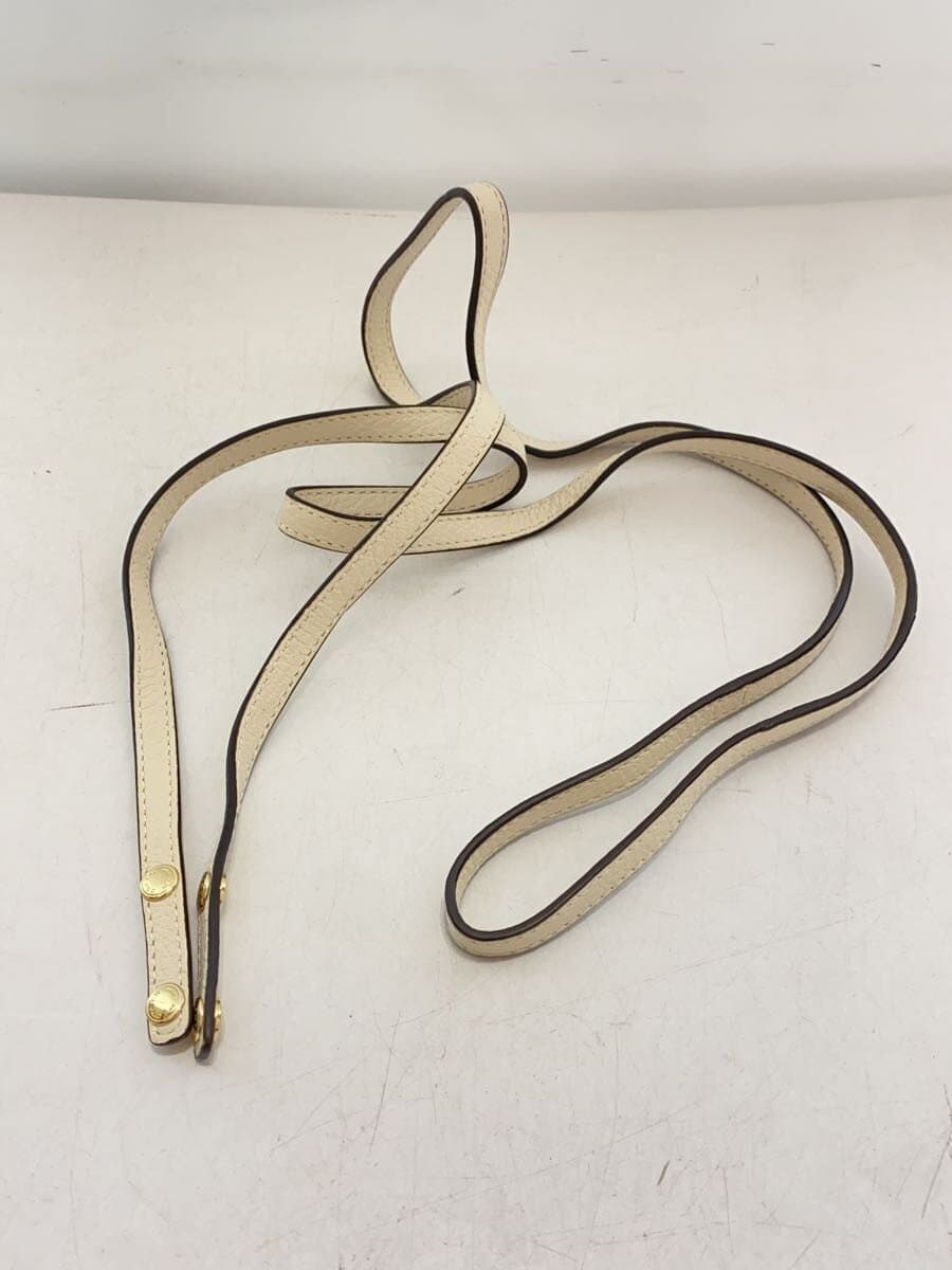 COACH2-Way Shoulder Wallet Shoulder Bag Leather White F30256 9