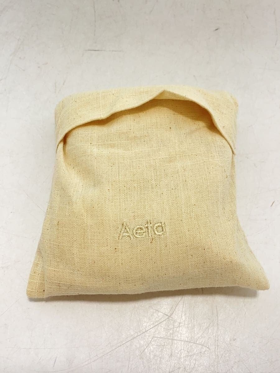 Aeta ONE SHOULDER Handbag Leather White Handle Part With Stain 8