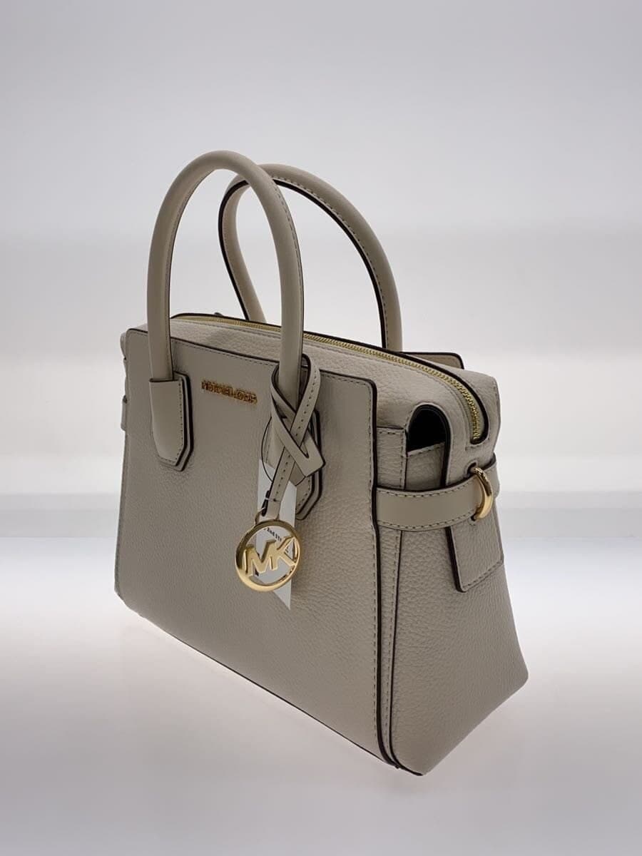 MICHAEL KORS Handbag Leather WHT Solid 35S4GM9S1L 2