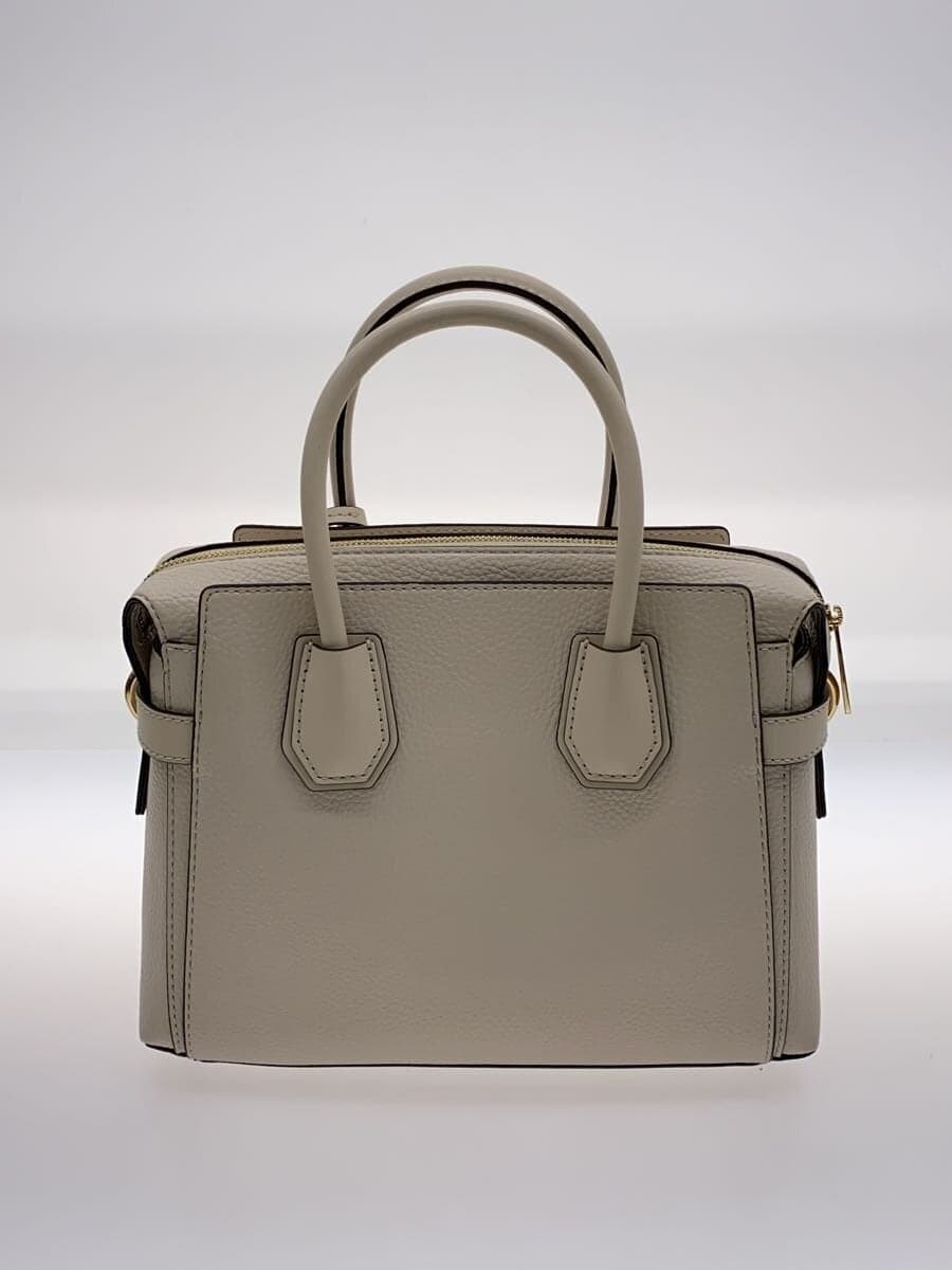 MICHAEL KORS Handbag Leather WHT Solid 35S4GM9S1L 3