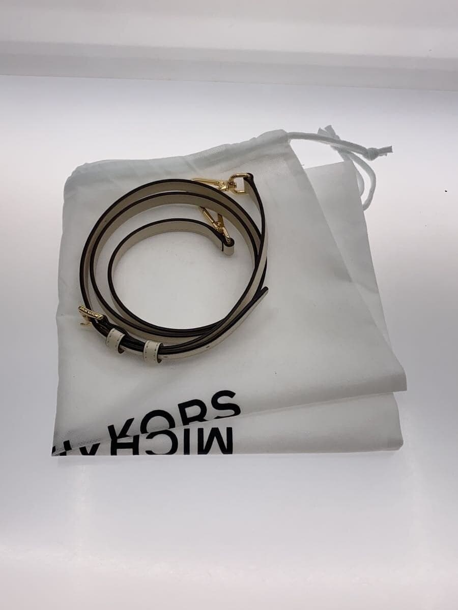 MICHAEL KORS Handbag Leather WHT Solid 35S4GM9S1L 7