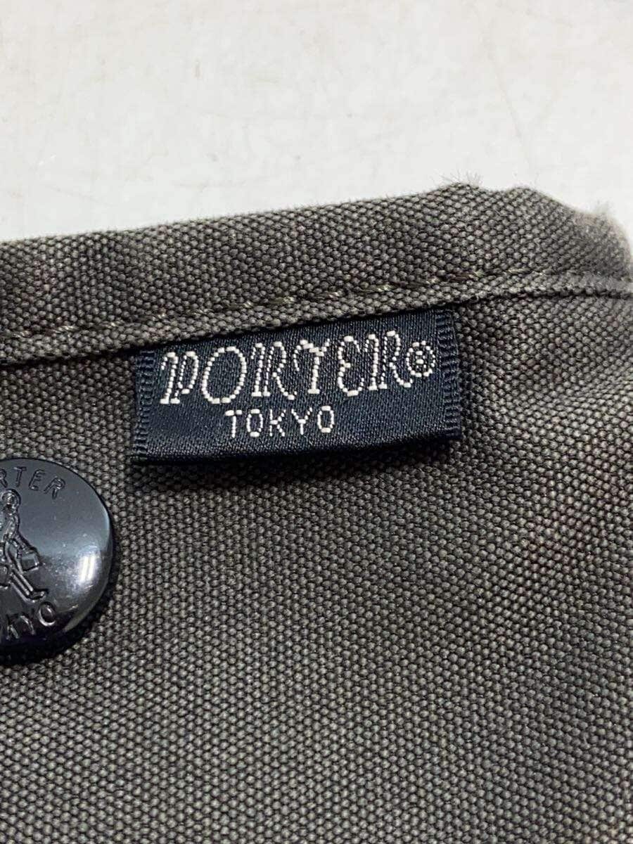 PORTERCOPPI Coppi Yoshida Kaban Sacoche Shoulder Bag Canvas Gray Solid 5