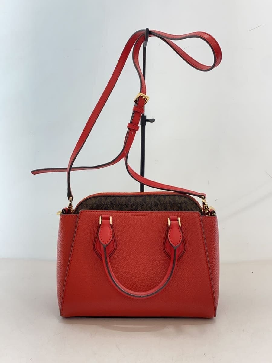 MICHAEL KORS Shoulder Bag RED Solid AB-2007 3