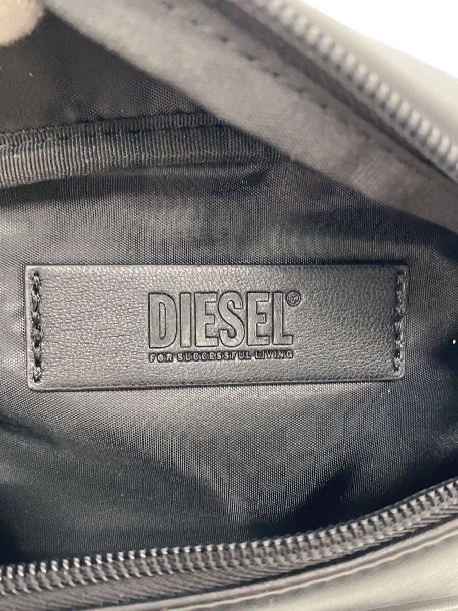 Diesel Fashion HOLI-D BELT BAG Oval D Logo Body Bag Faux Leather Black T8013 5