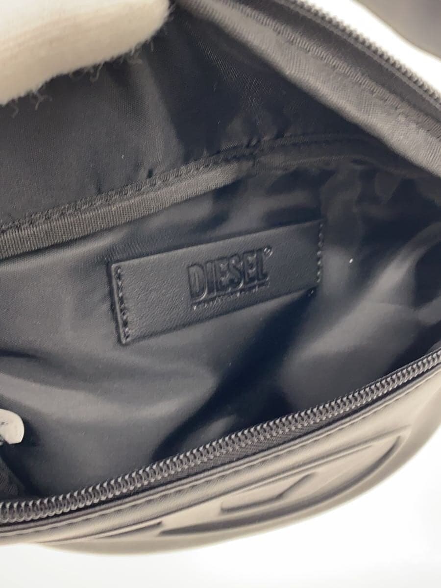 Diesel Fashion HOLI-D BELT BAG Oval D Logo Body Bag Faux Leather Black T8013 6