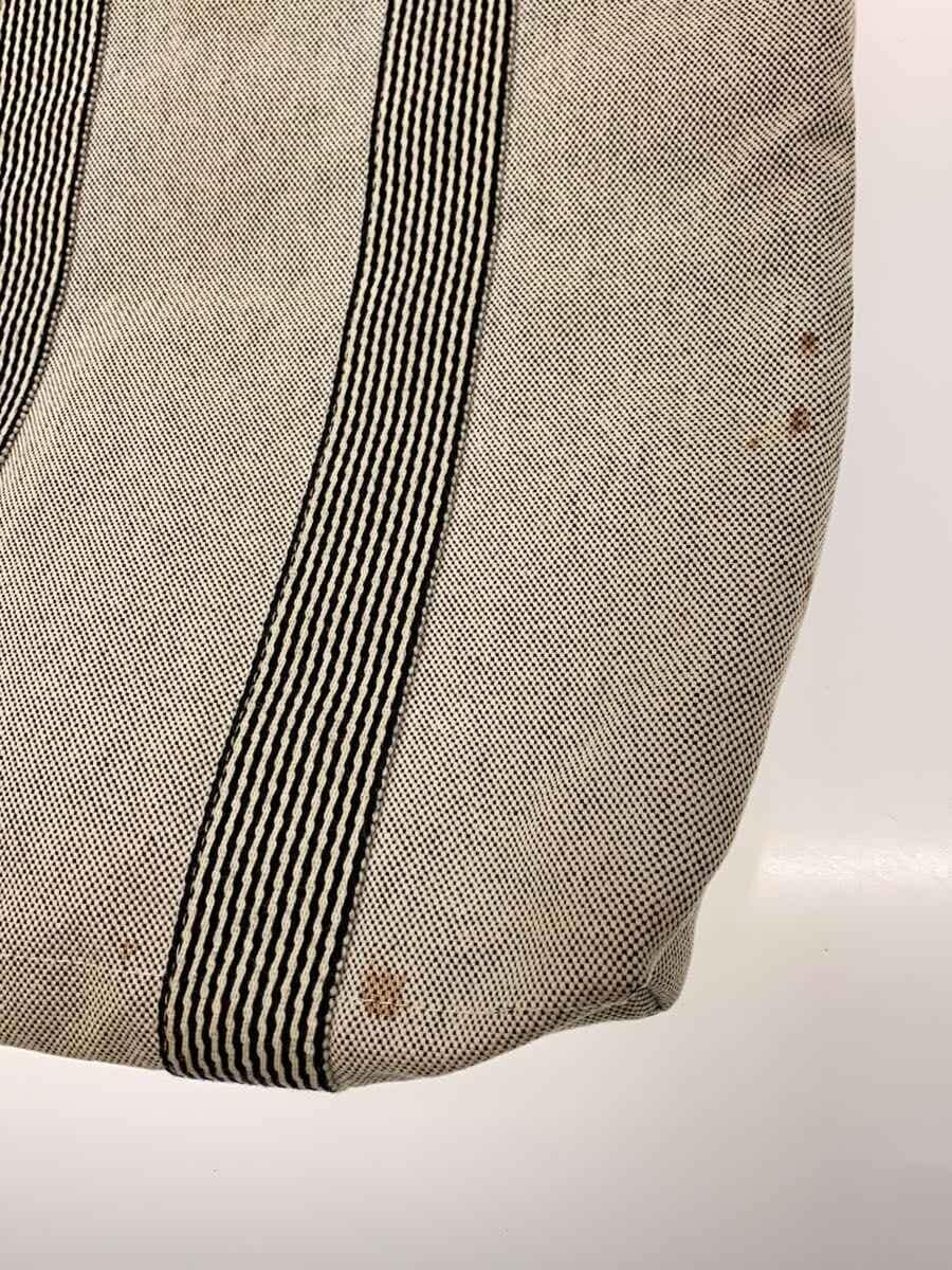 HERMES tote bag canvas WHT 9