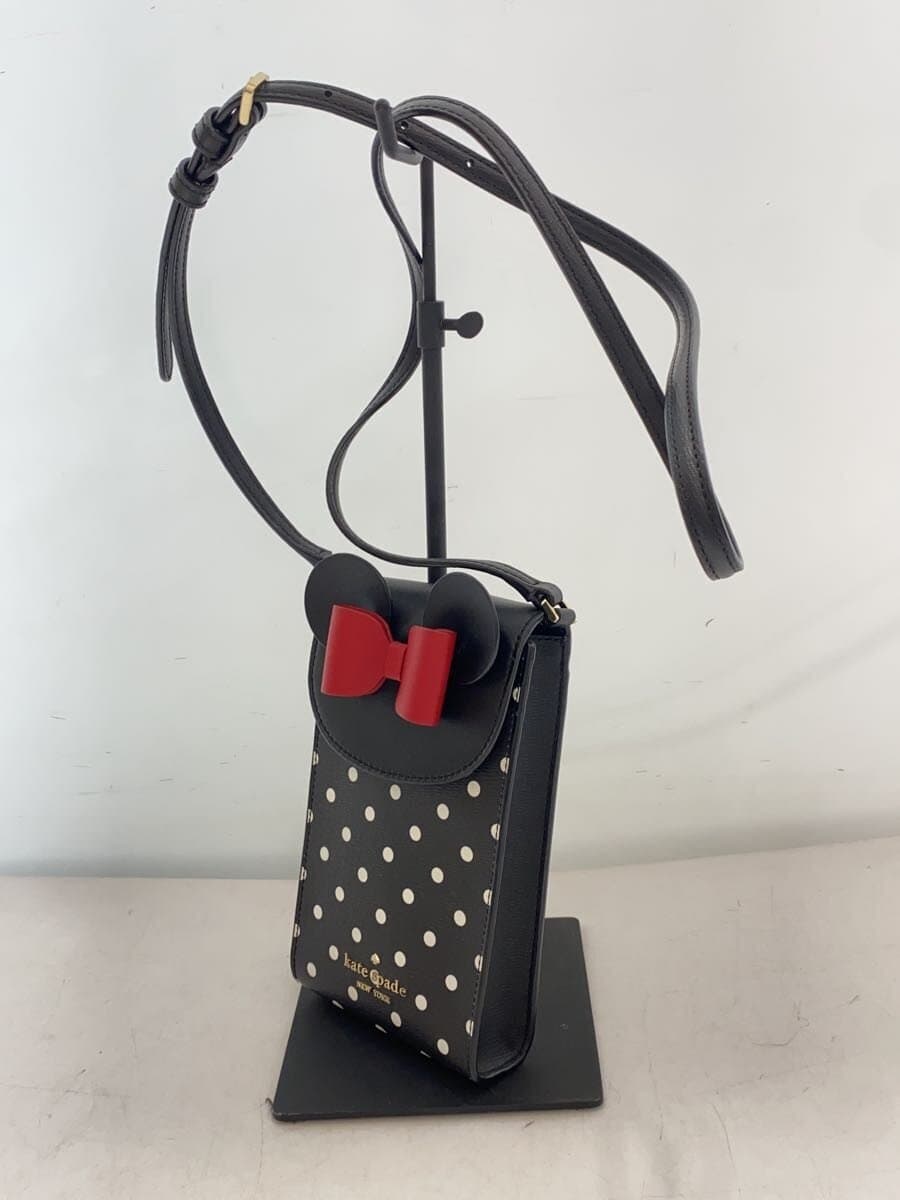 kate spade new york × Disney × Disney Shoulder Bag Leather BLK Iridescent K4830 2