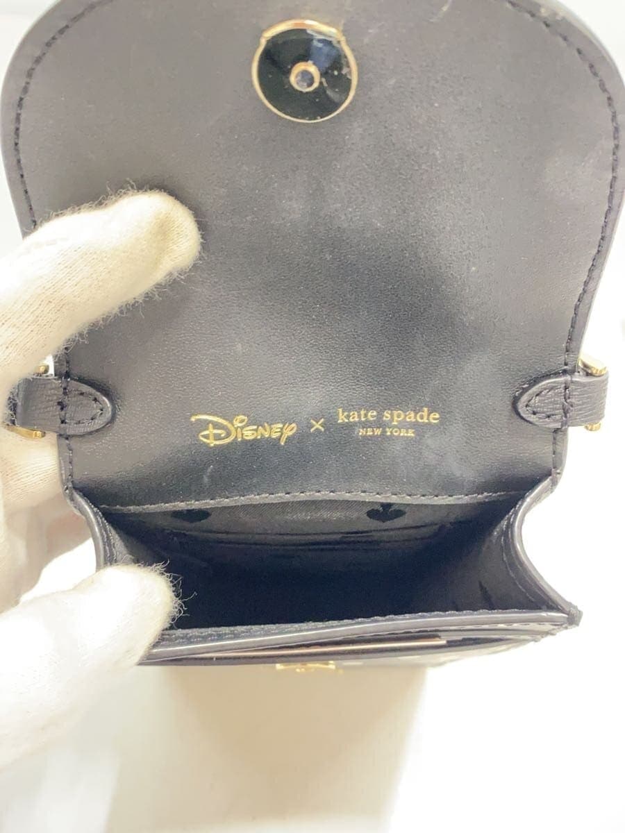 kate spade new york × Disney × Disney Shoulder Bag Leather BLK Iridescent K4830 6