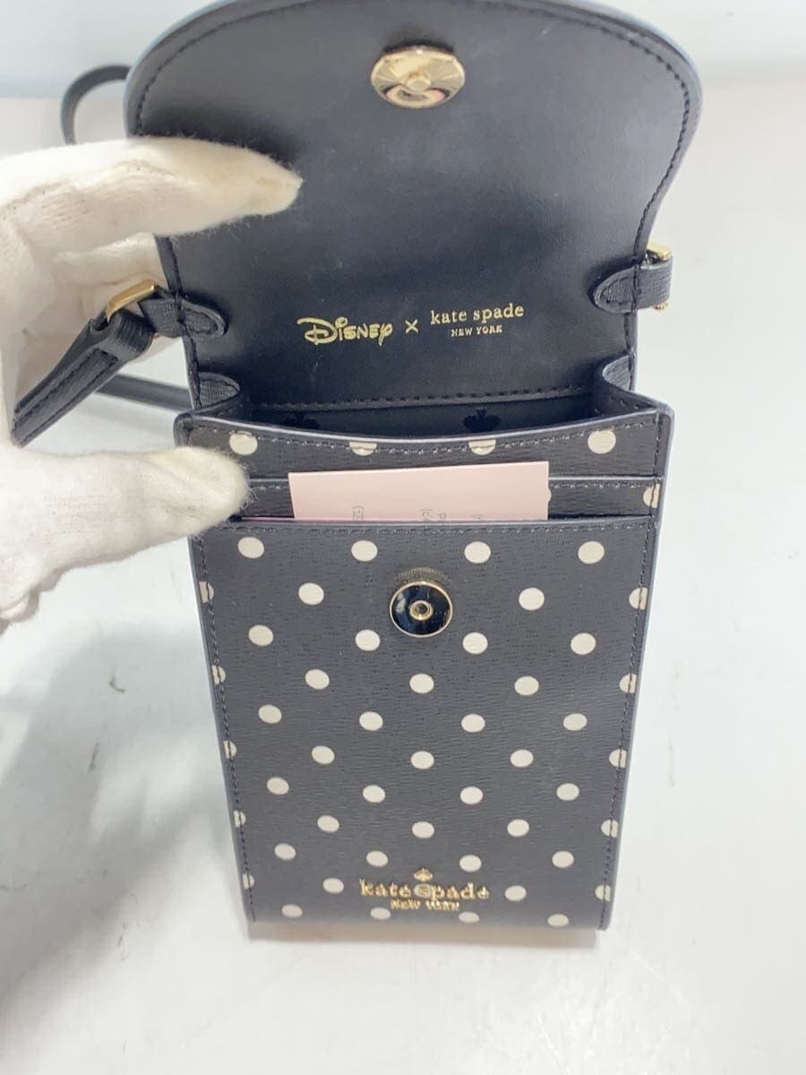 kate spade new york × Disney × Disney Shoulder Bag Leather BLK Iridescent K4830 7