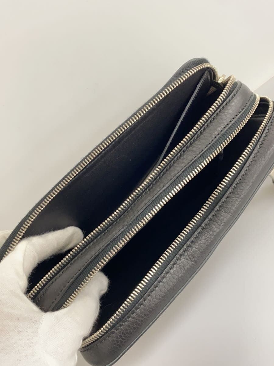 GUCCI Second Bag Leather Black 256076 7