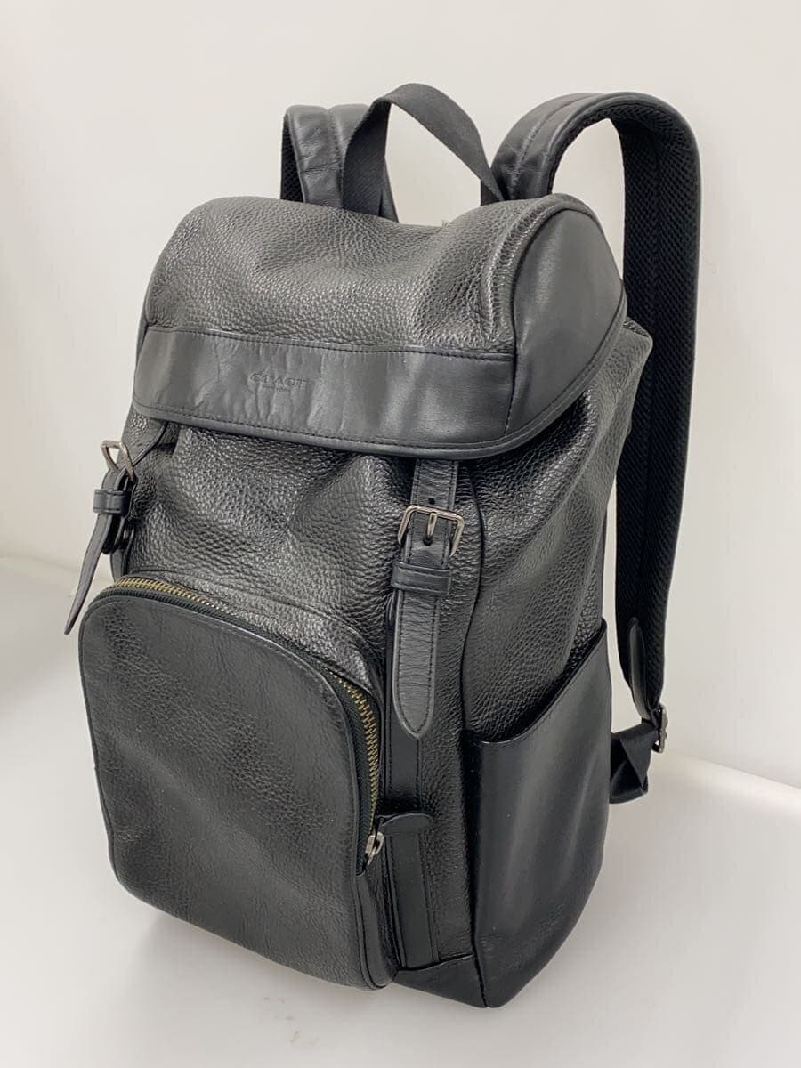 COACH Backpack Leather BLK F72311 2