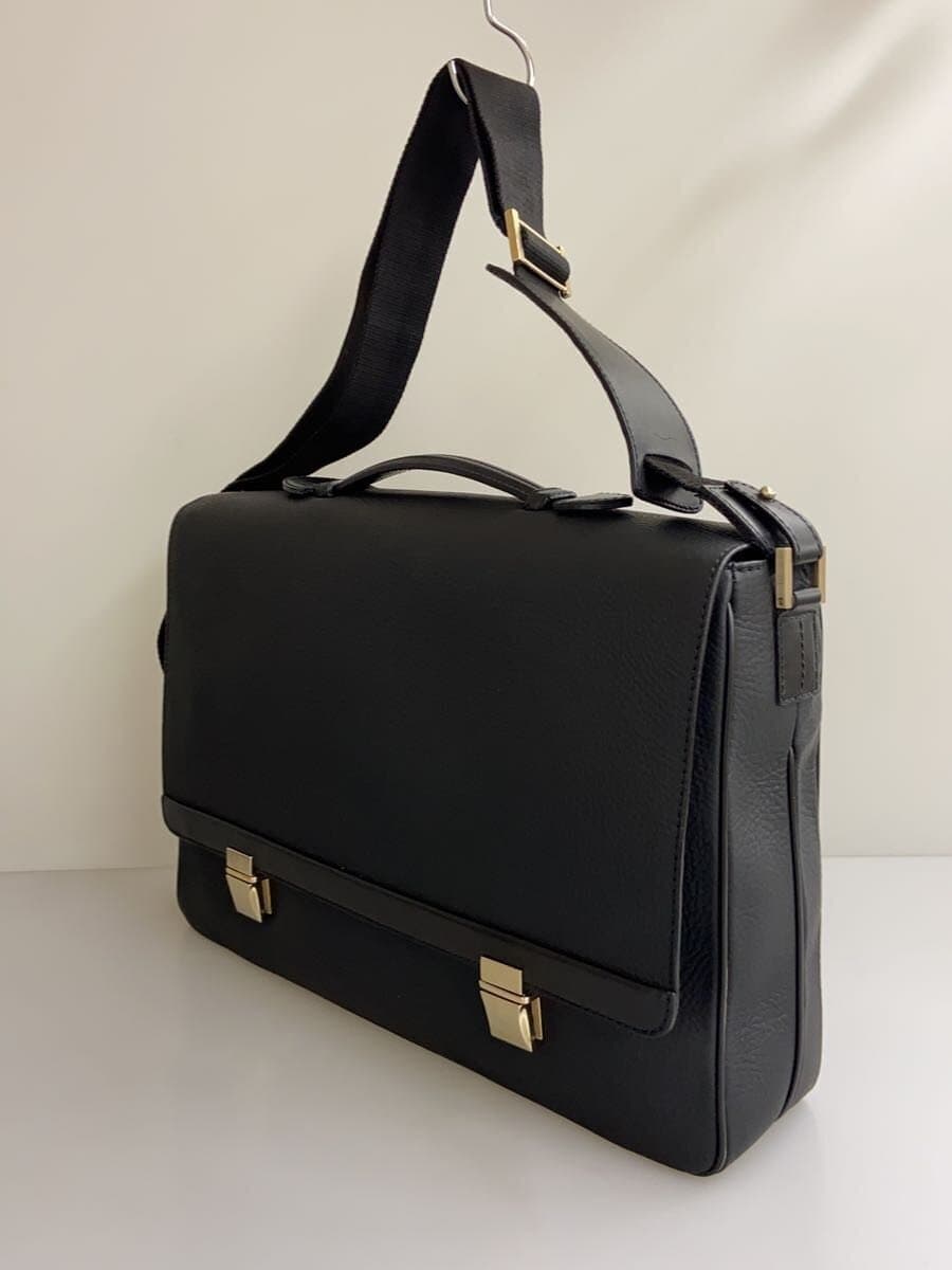 dunhill CONNAUGHT Briefcase Leather BLK 2