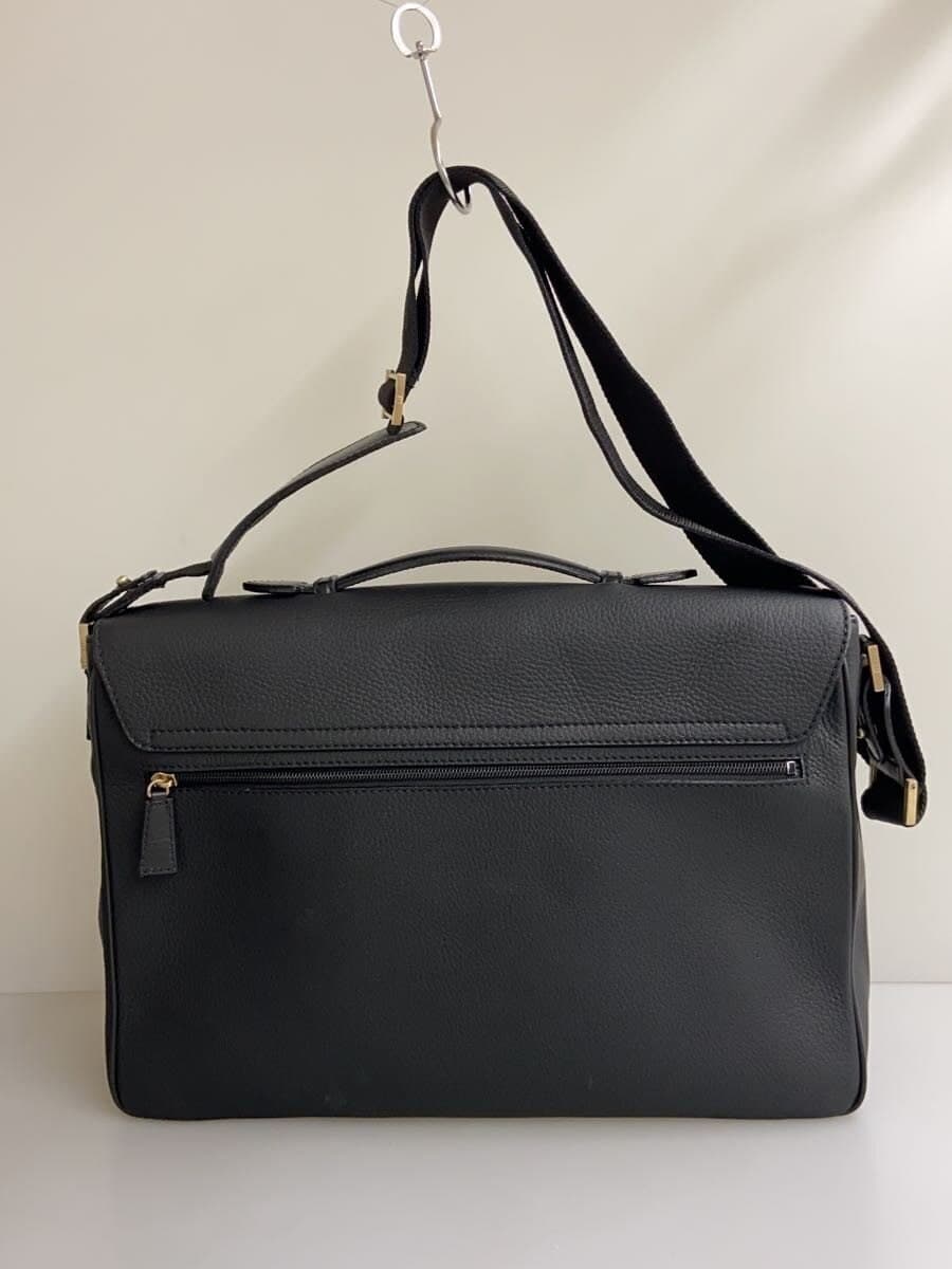 dunhill CONNAUGHT Briefcase Leather BLK 3