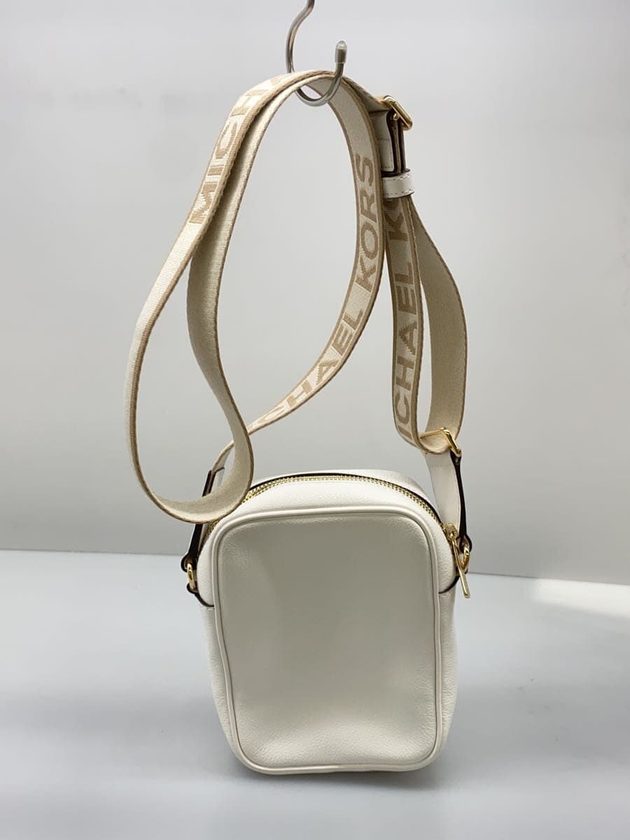 MICHAEL KORS Shoulder Bag Leather White Solid 35T4GTTC2L 3