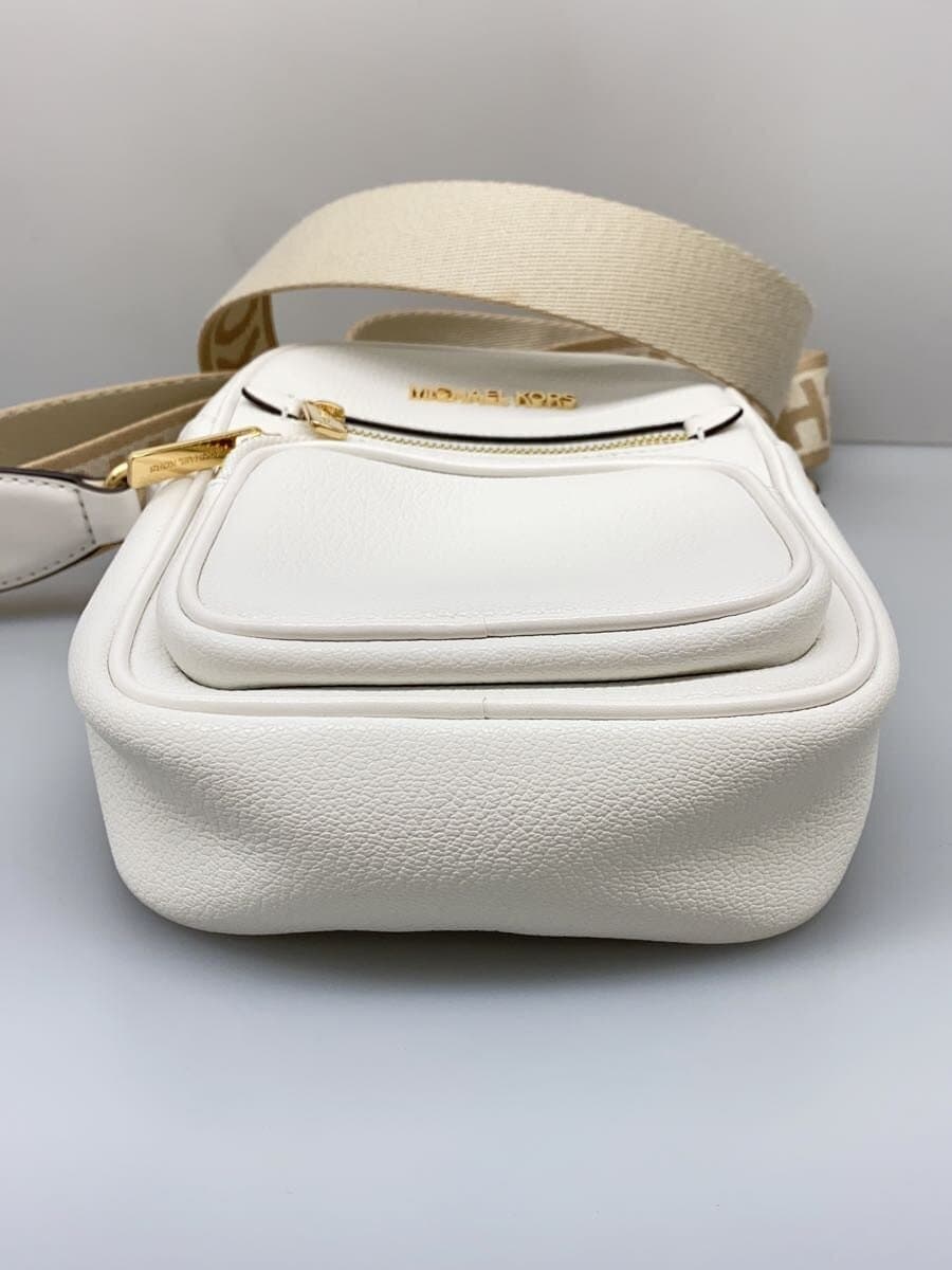 MICHAEL KORS Shoulder Bag Leather White Solid 35T4GTTC2L 4