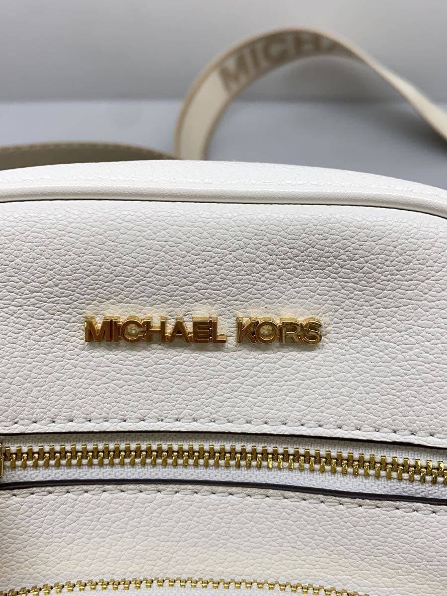 MICHAEL KORS Shoulder Bag Leather White Solid 35T4GTTC2L 5