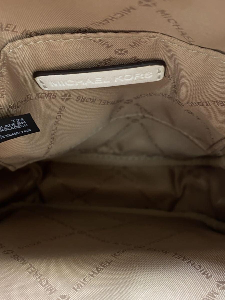 MICHAEL KORS Shoulder Bag Leather White Solid 35T4GTTC2L 6