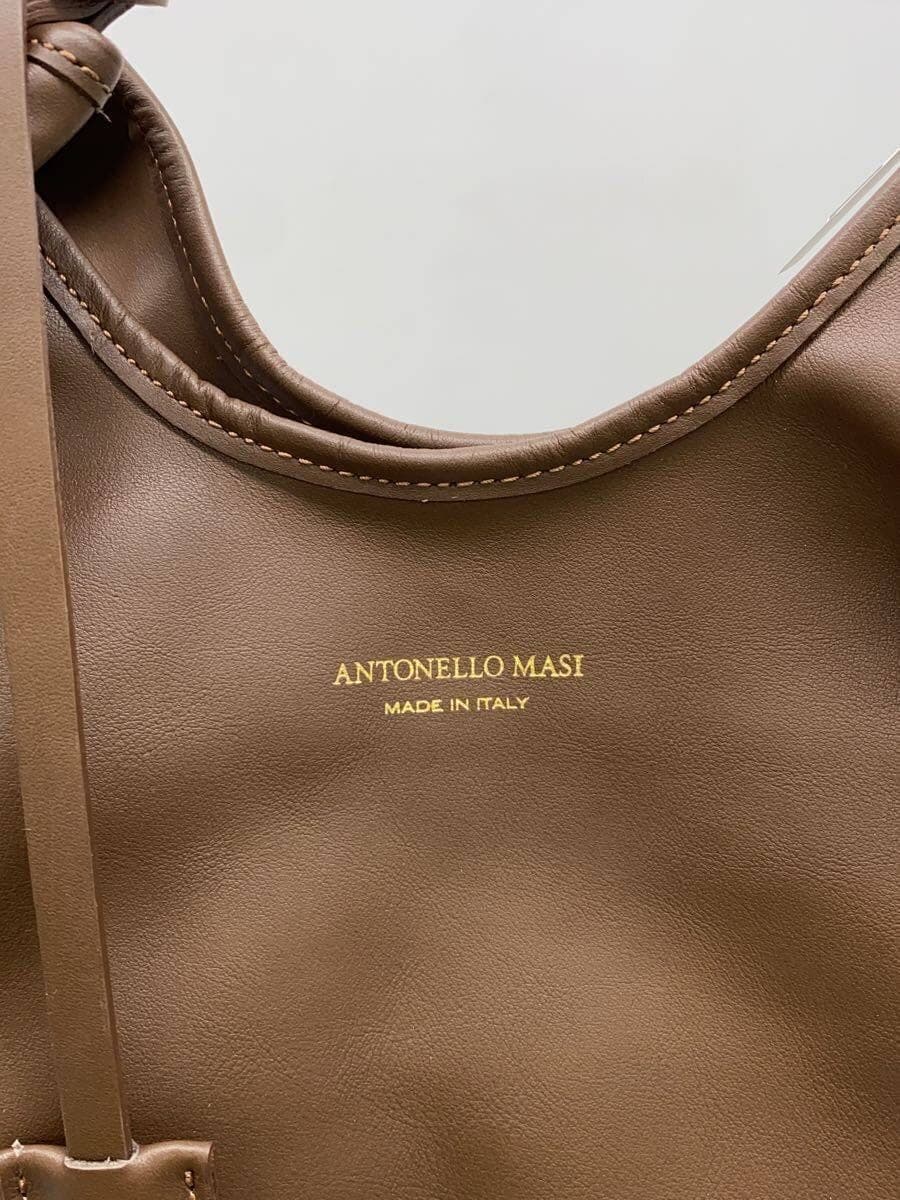 Other Brand x SLOBE IENA(IENA SLOBE)ANTONELLO MASI Tote Bag Cowhide Brown Solid 26-092-913-0016-1-0 5