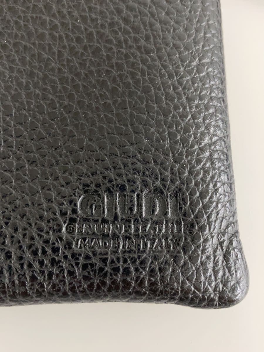 GUIDI Sacoche Shoulder Bag Leather BLK 5