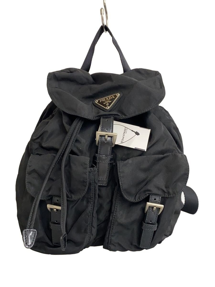 PRADA Backpack Nylon BLK Solid Backpack