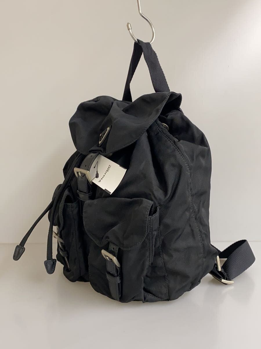 PRADA Backpack Nylon BLK Solid Backpack 2