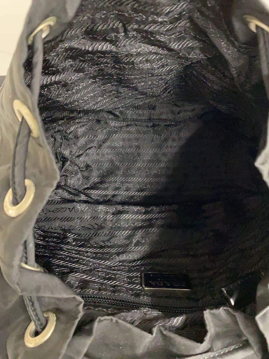 PRADA Backpack Nylon BLK Solid Backpack 6