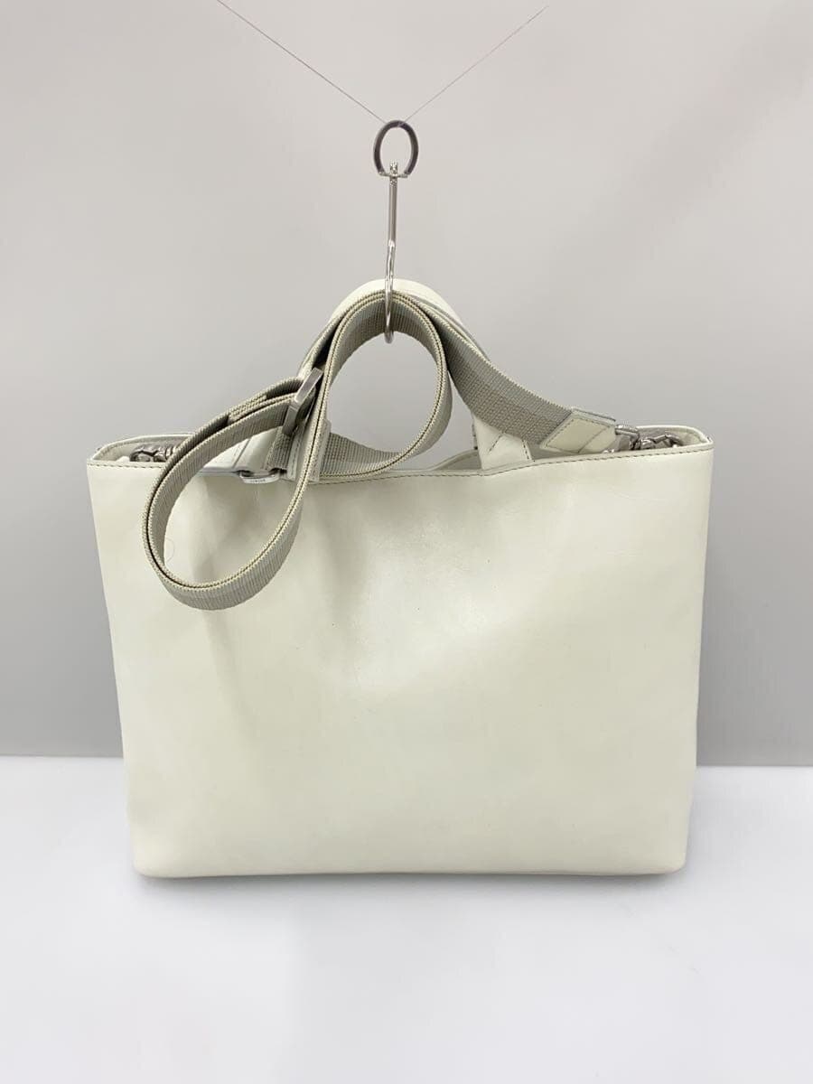 aniary tote bag leather GRY plain 3