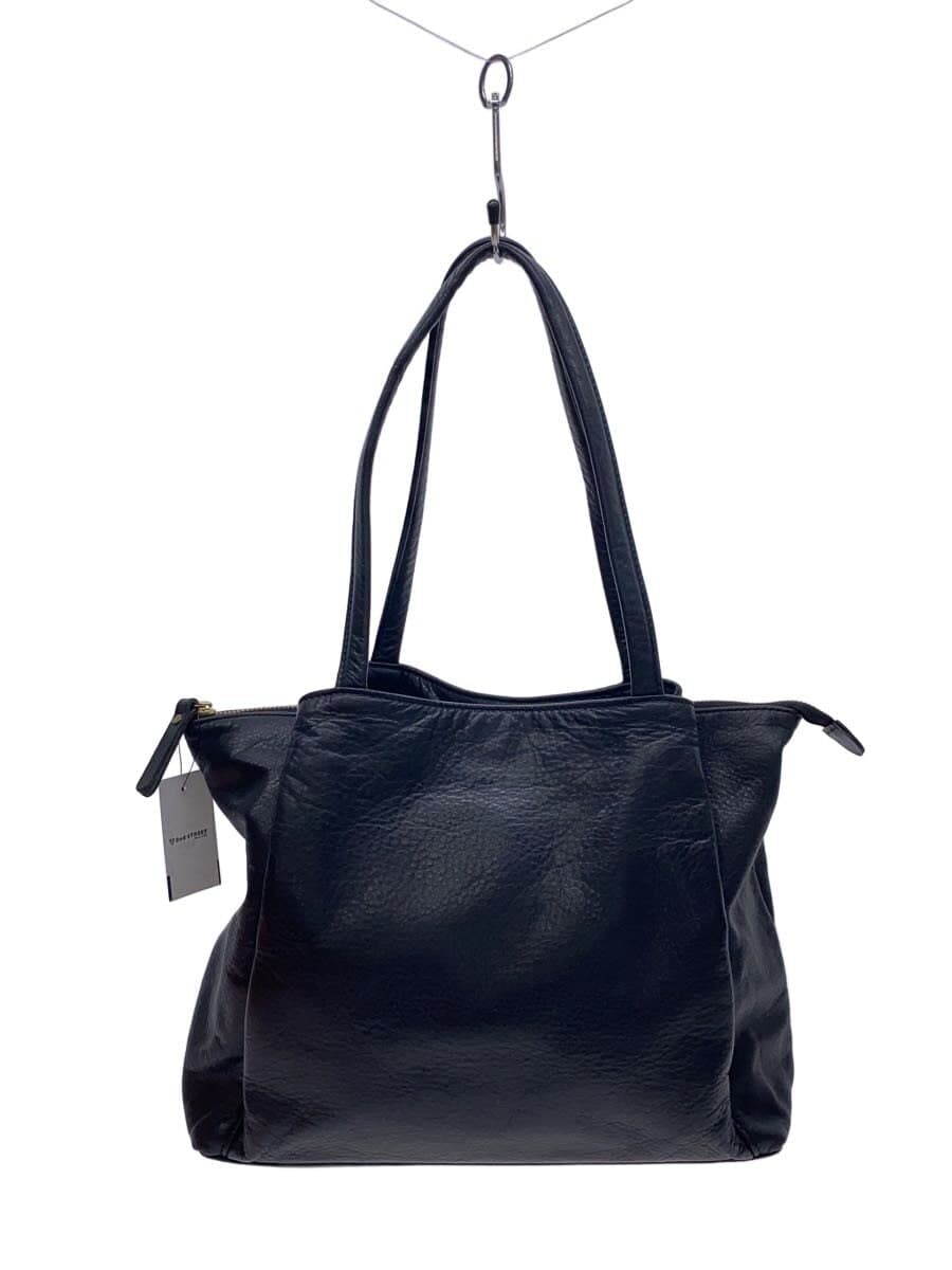 HALEINE Tote Bag Cowhide BLK Plain 07000295