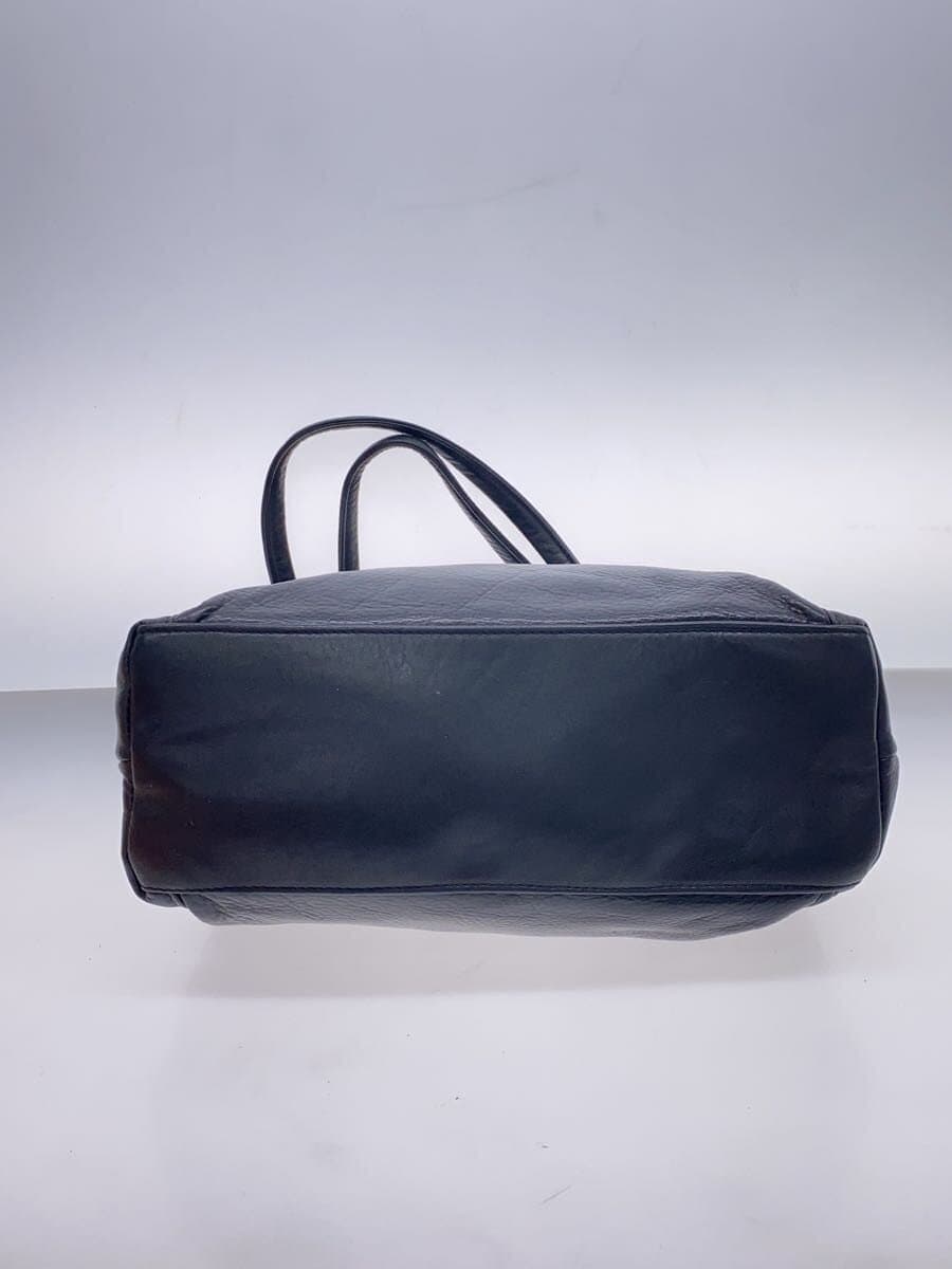 HALEINE Tote Bag Cowhide BLK Plain 07000295 4