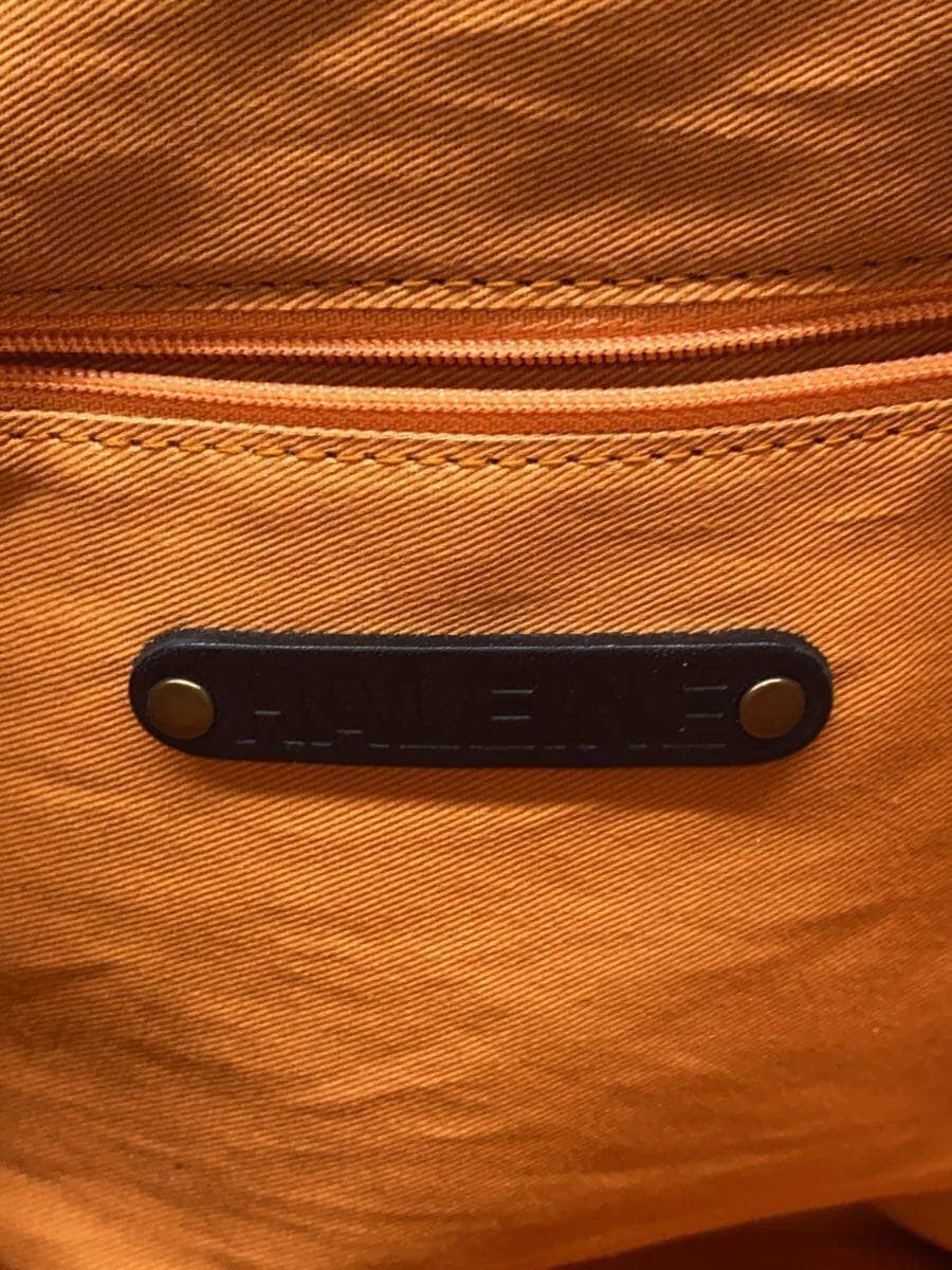 HALEINE Tote Bag Cowhide BLK Plain 07000295 5