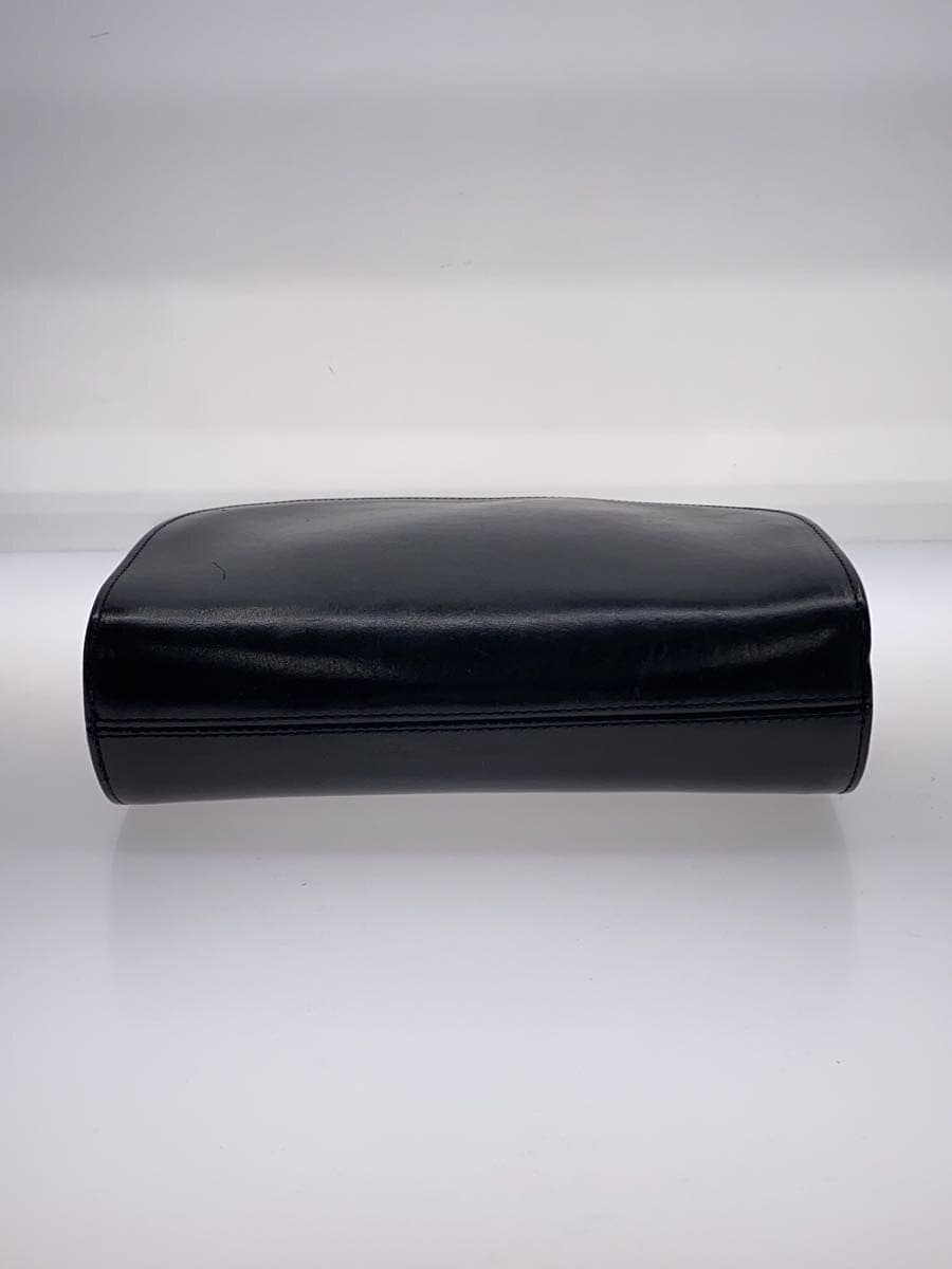 A.P.C. Half Moon Used Shoulder Bag Leather BLK 4