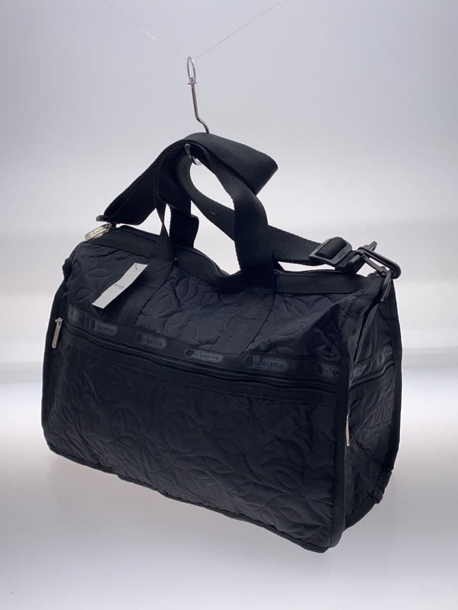 LESPORTSAC Puffy Blossoms Shoulder Bag -- BLK 2