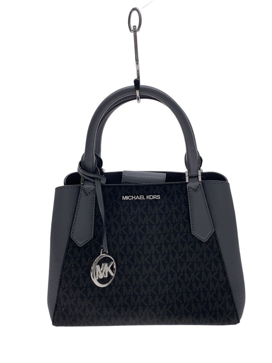 MICHAEL KORS handbag leather GRY all-over pattern 35F9SKFS1V043