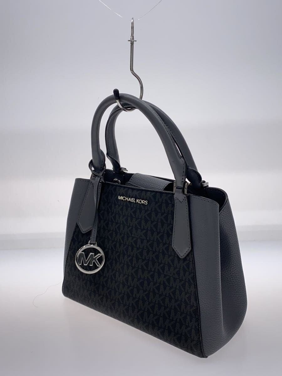 MICHAEL KORS handbag leather GRY all-over pattern 35F9SKFS1V043 2