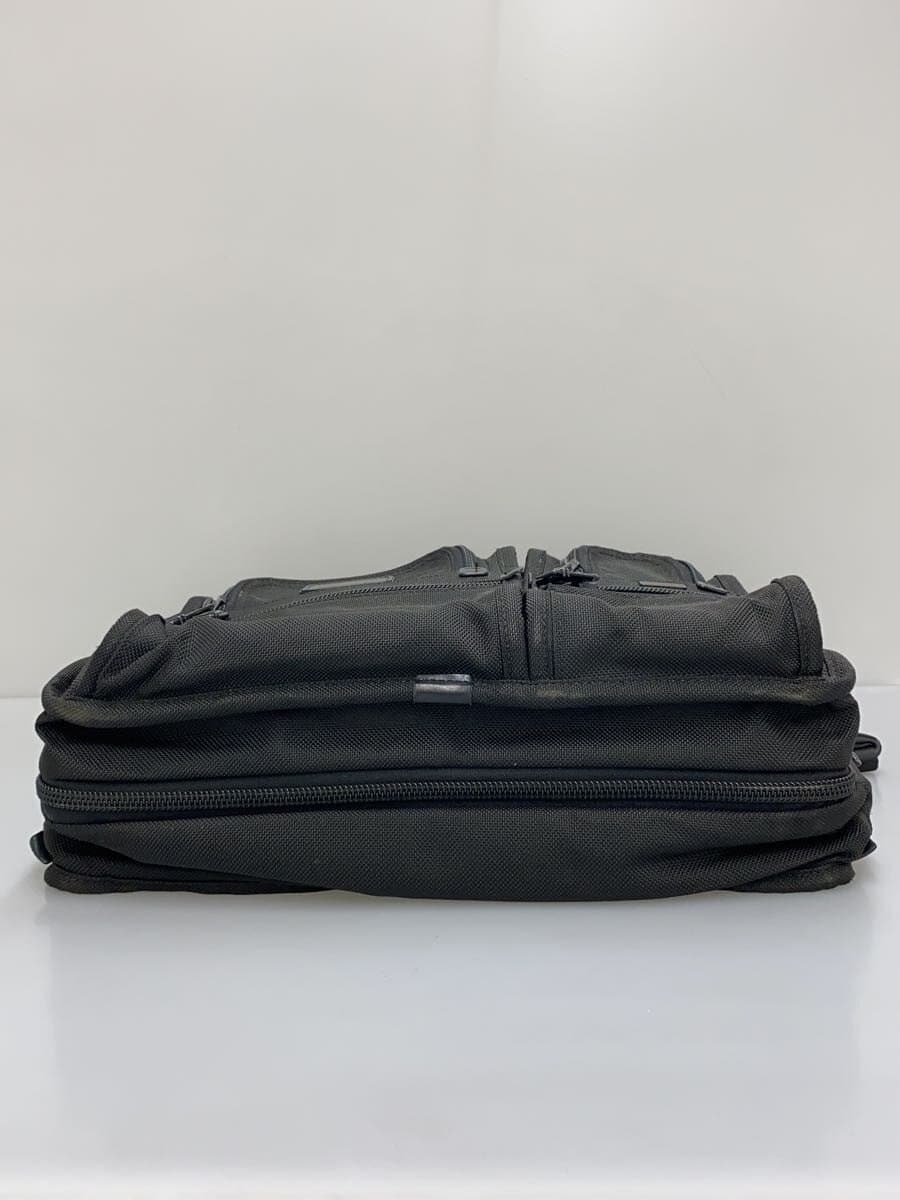 TUMI Briefcase Canvas Black Solid Color 4
