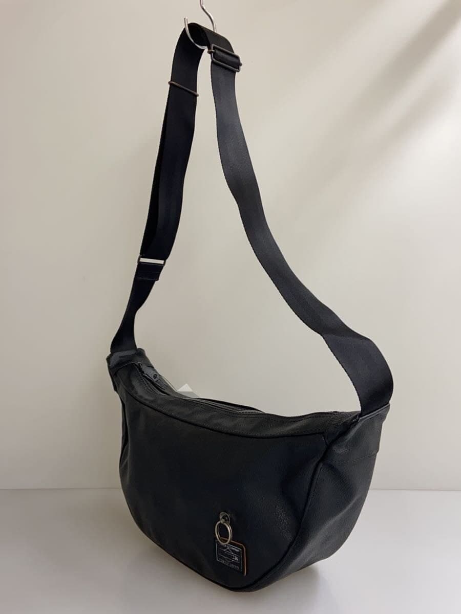 PORTER × JAM HOME MADE Shoulder Bag Leather Black 2