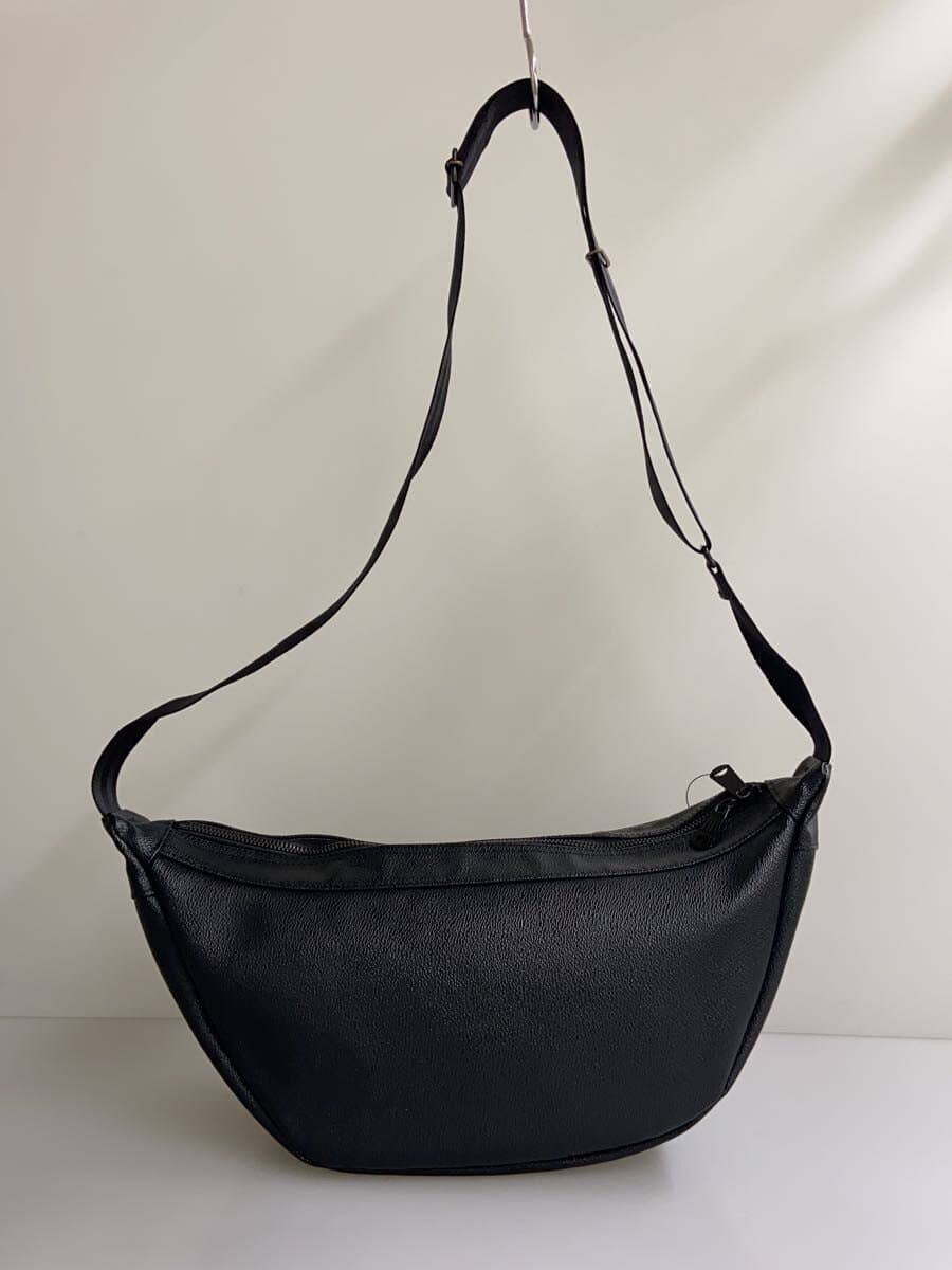 PORTER × JAM HOME MADE Shoulder Bag Leather Black 3