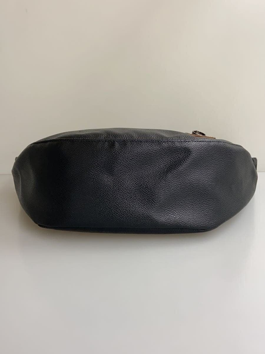 PORTER × JAM HOME MADE Shoulder Bag Leather Black 4