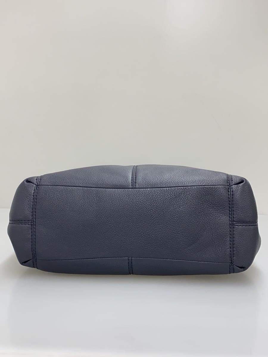 COACH Tote Bag Leather Navy F23511 4